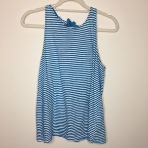 NWT Old navy striped tank top with tie (XL)